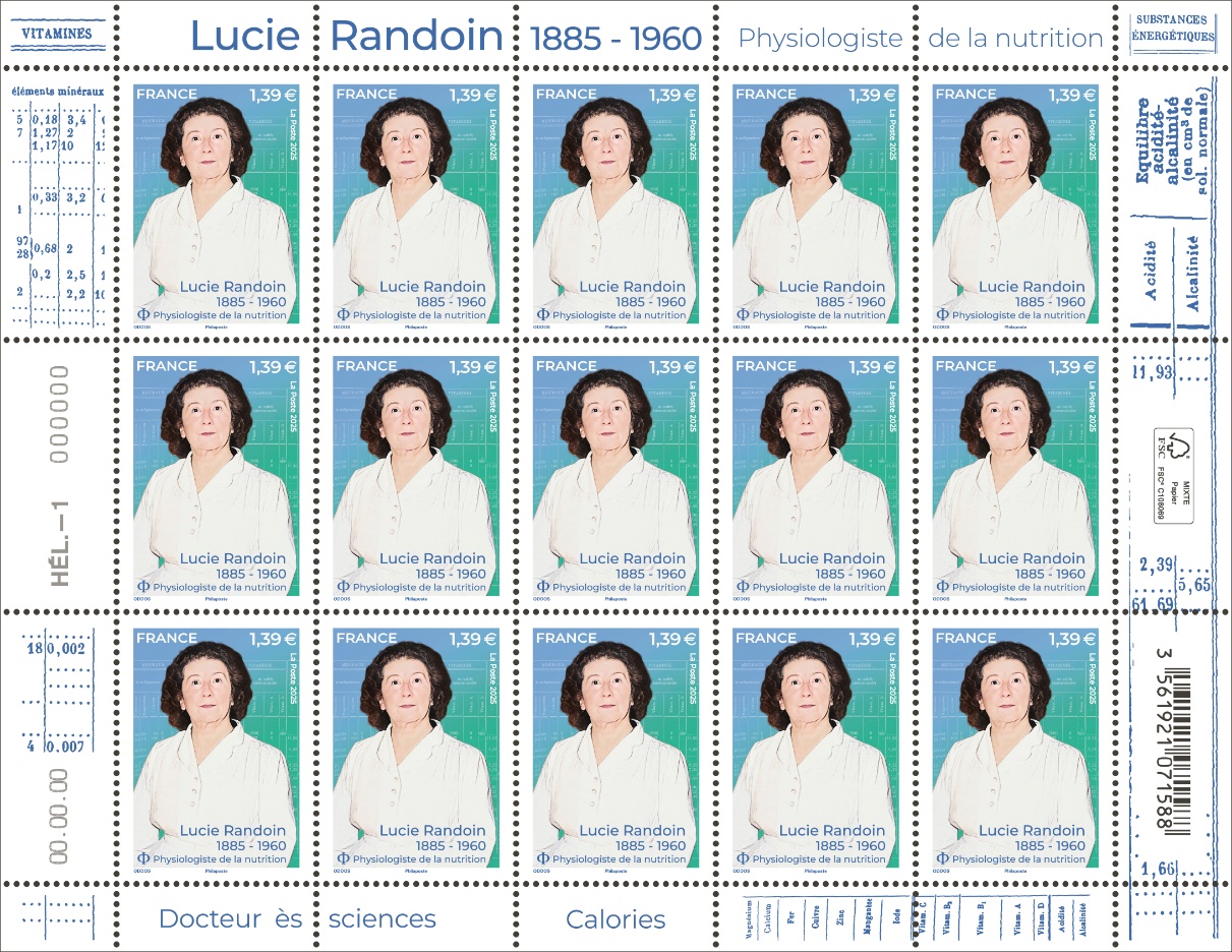 Emission Lucie Randoin (1885 - 1960)